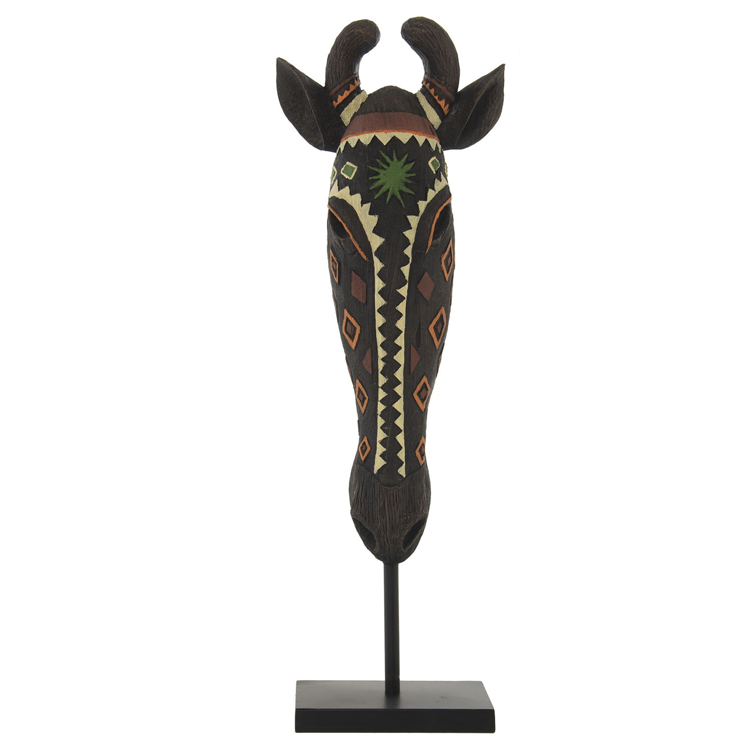 Figura Máscara Jirafa Étnica 61.50 cm