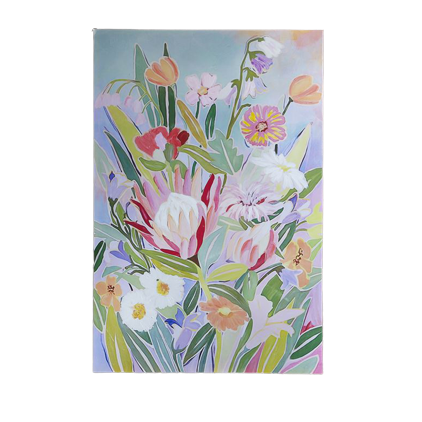 Lienzo Impresión Flores 80 x 120 cm