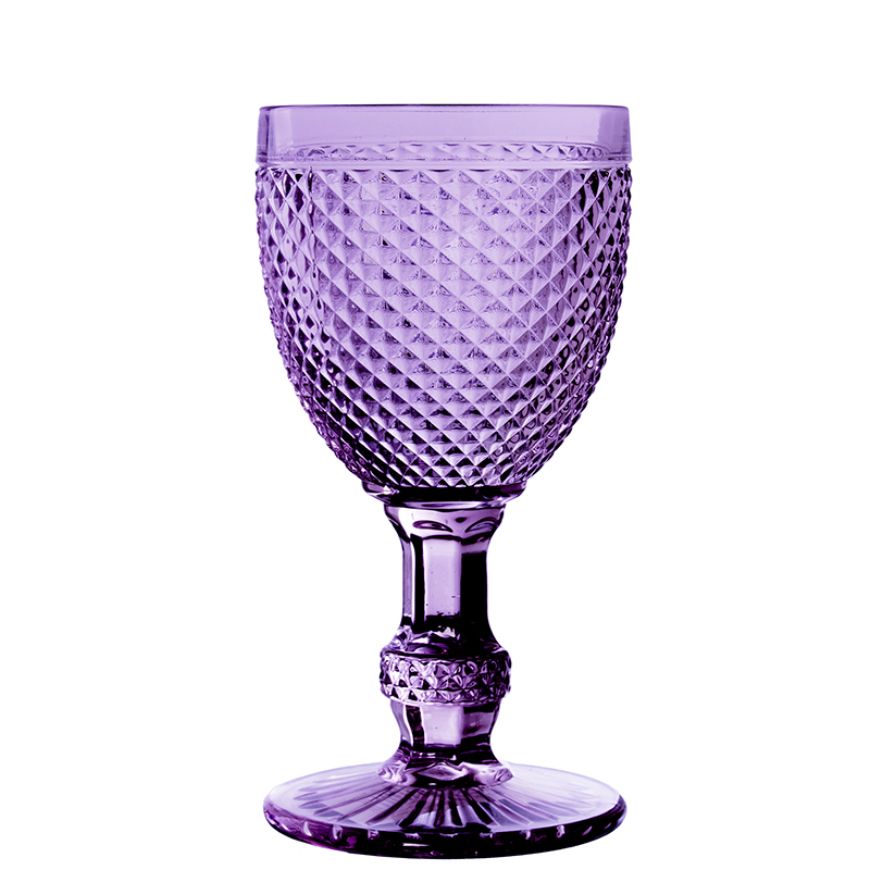 Set 6 Copas Cristal Violeta