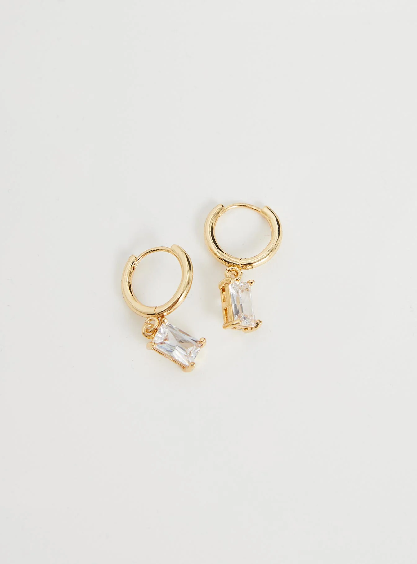 Gold Plated Teardrop Earrings Gold
